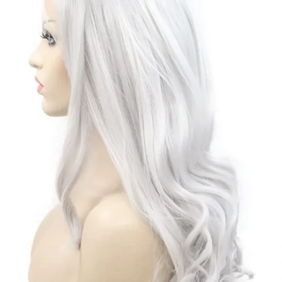 💫22” GREY BODY WAVY LACE FRONT WIG *NEW*